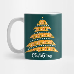 Celebrating Christmas tree t-shirt Mug